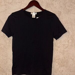 Sugar & Spice Classic Black Short Sleeve Top